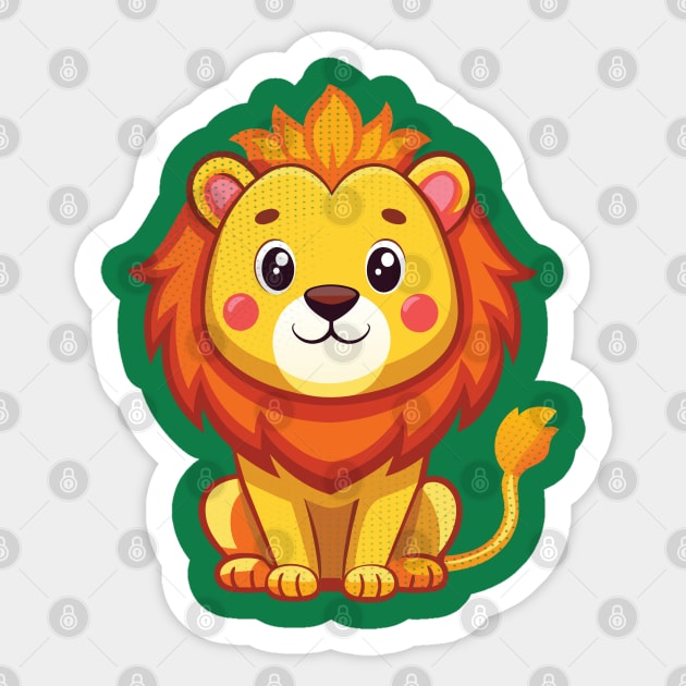 Cute Lion Sticker by Surrealcoin777